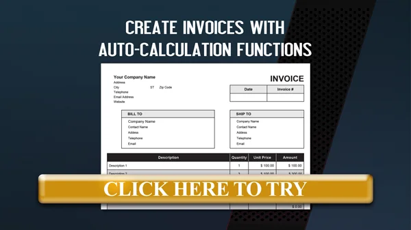 Small Business Invoice